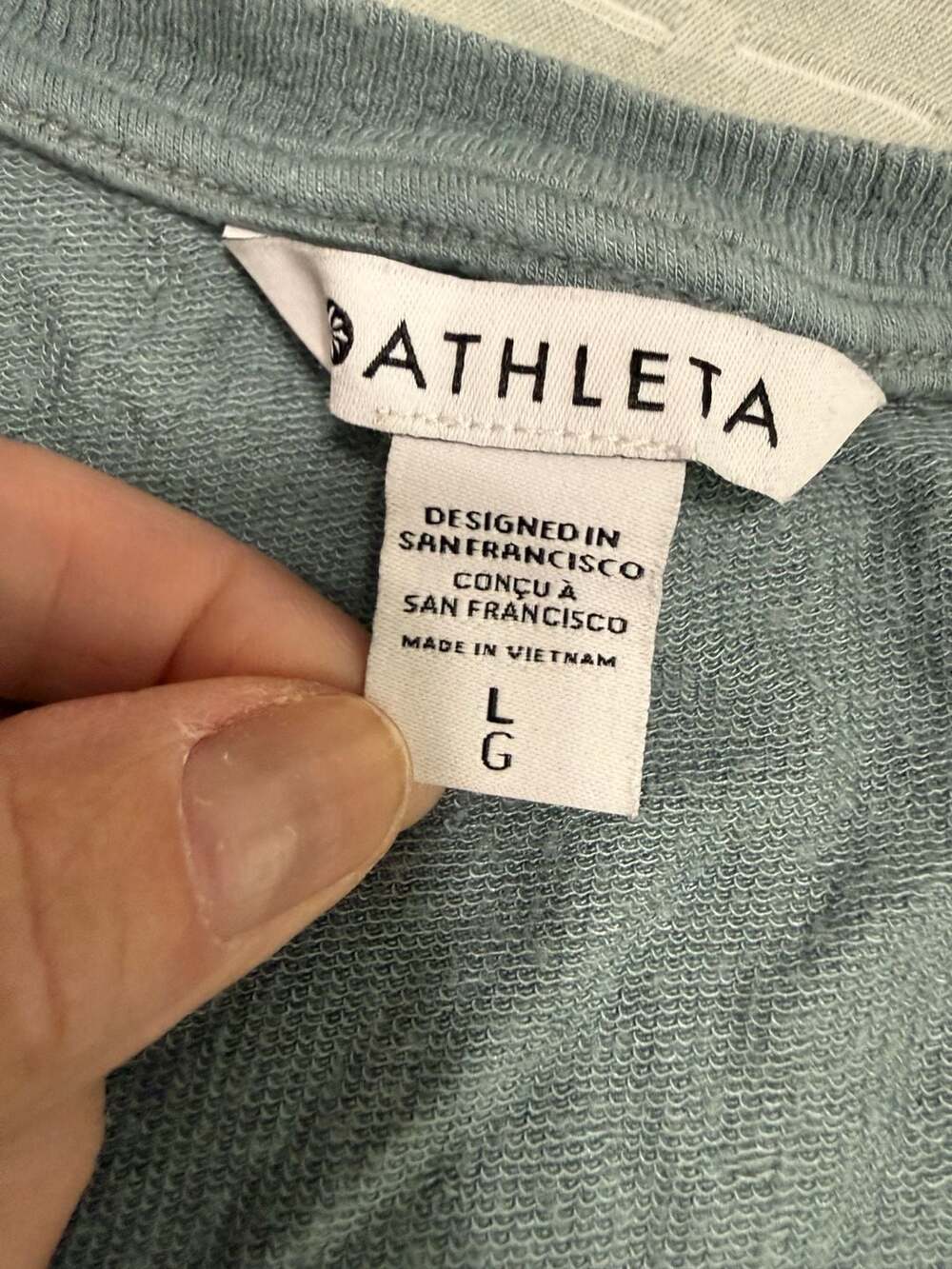 Athleta Uptempo Ribbed V-Neck Long Sleeve Top